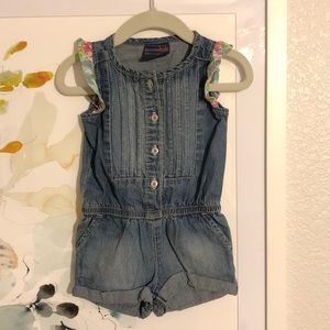 Denim Romper 12 Months